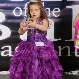 Purple Pagant dress